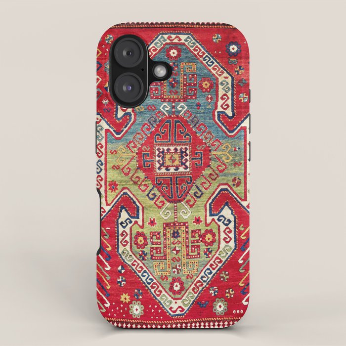 Sevan Kazak Southwest Caucasus Rug Print iPhone Case Gallery Image 1
