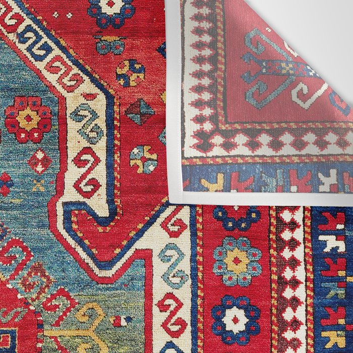 Sevan Kazak Southwest Caucasus Rug Print Wall Tapestry Gallery Image 3