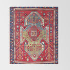 Sevan Kazak Southwest Caucasus Rug Print Throw Blanket Gallery Image 2