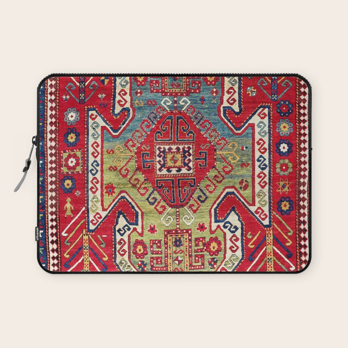 Sevan Kazak Southwest Caucasus Rug Print Laptop Sleeve Gallery Image 1