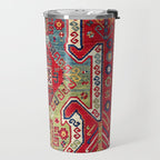 Sevan Kazak Southwest Caucasus Rug Print Travel Mug Gallery Image 2