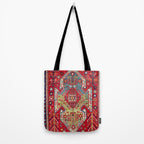 Sevan Kazak Southwest Caucasus Rug Print Tote Bag Gallery Image 2