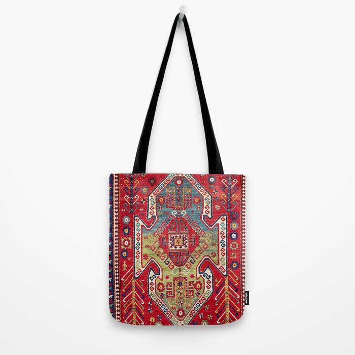 Sevan Kazak Southwest Caucasus Rug Print Tote Bag Gallery Image 2