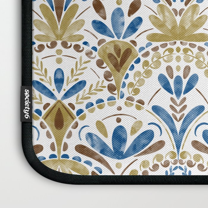 Whimsical Botanical Tile Laptop Sleeve Gallery Image 3