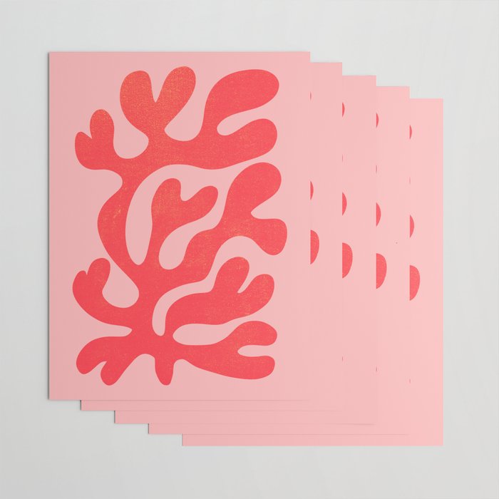 Red Salsa: Matisse Paper Cutouts 07 Wrapping Paper Gallery Image 3