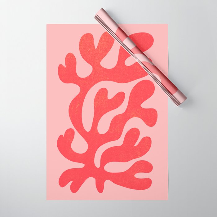 Red Salsa: Matisse Paper Cutouts 07 Wrapping Paper Gallery Image 1