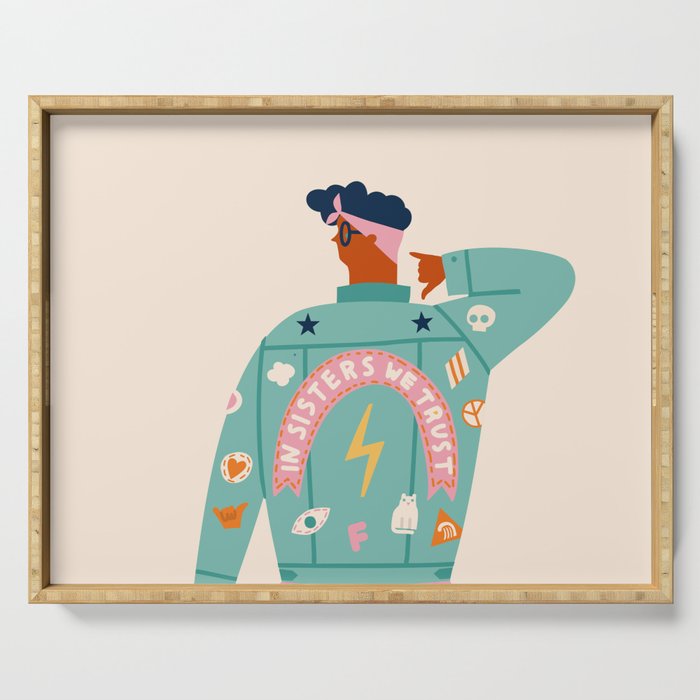 In sisters we trust Serving Tray Gallery Image 1