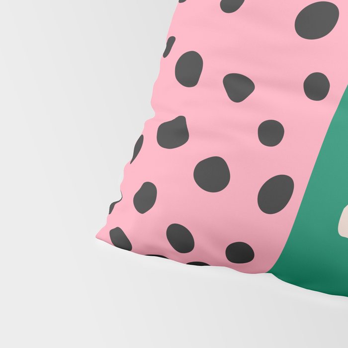 The Stare 3: Pink Cheetah Edition Pillow Sham Gallery Image 4