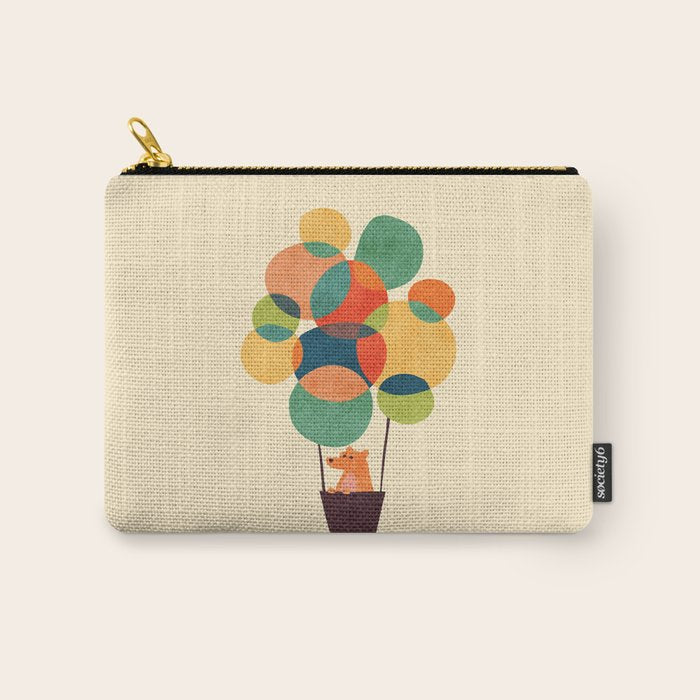 Whimsical Hot Air Balloon Carry All Pouch Gallery Image 1