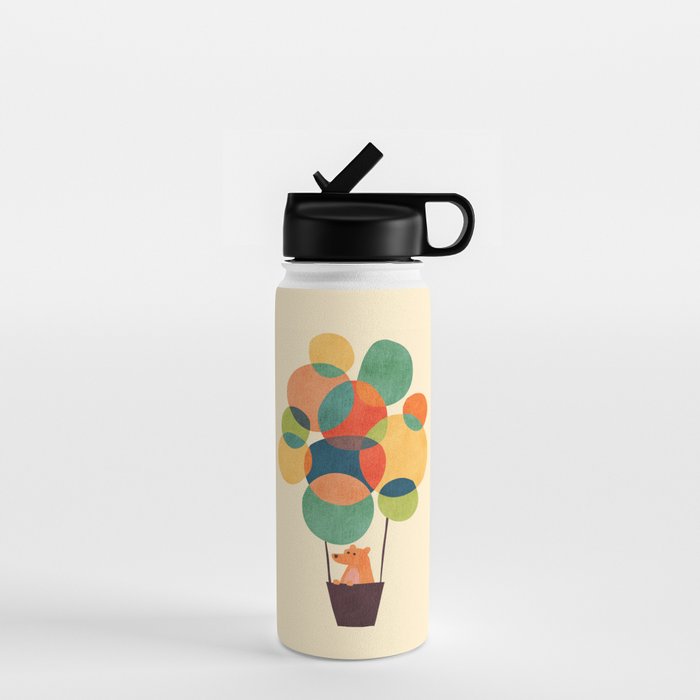 Whimsical Hot Air Balloon Water Bottle Gallery Image 1