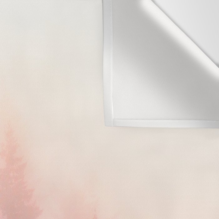 Foggy Forest Adventure - Mountain Woods Wanderlust Wall Tapestry Gallery Image 3