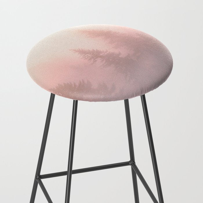 Foggy Forest Adventure - Mountain Woods Wanderlust Stool Gallery Image 2