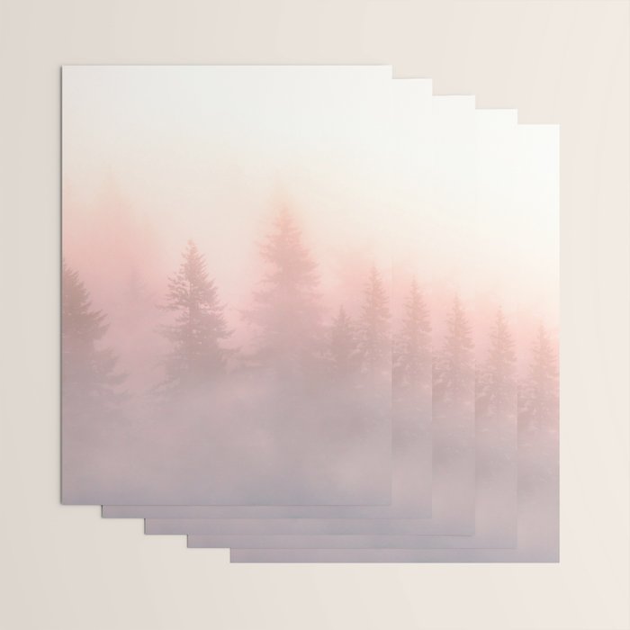 Foggy Forest Adventure - Mountain Woods Wanderlust Wrapping Paper Gallery Image 3