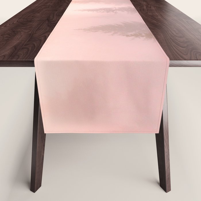 Foggy Forest Adventure - Mountain Woods Wanderlust Table Runner Gallery Image 1
