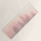 Foggy Forest Adventure - Mountain Woods Wanderlust Yoga Mat Gallery Image 1