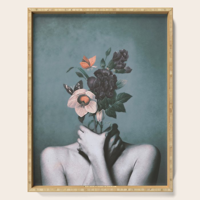 inner garden 3 Serving Tray Gallery Image 1