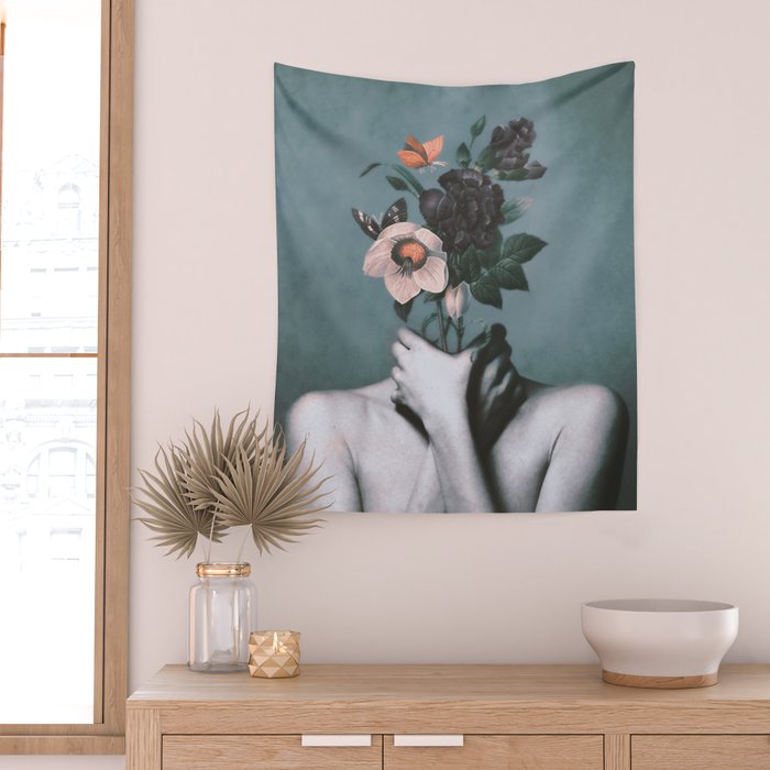 inner garden 3 Wall Tapestry Gallery Image 2