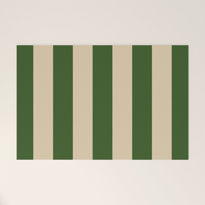 Sawdust and Pine Striped Harmony Welcome Mat Gallery Image 1