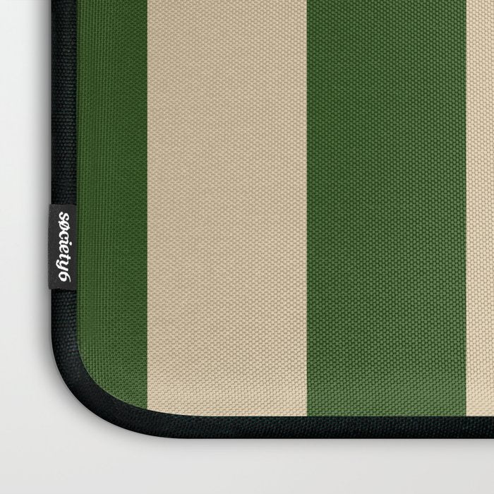 Sawdust and Pine Striped Harmony Laptop Sleeve Gallery Image 3