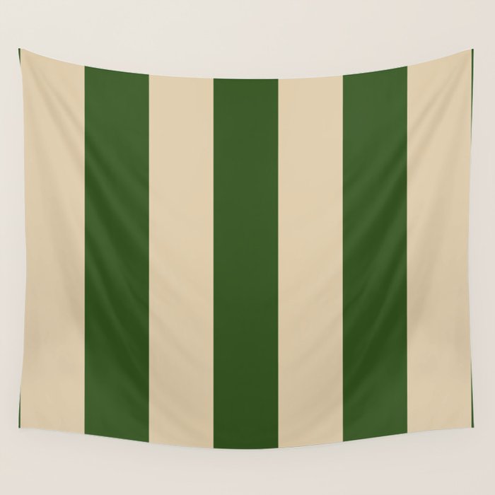 Sawdust and Pine Striped Harmony Wall Tapestry Gallery Image 4