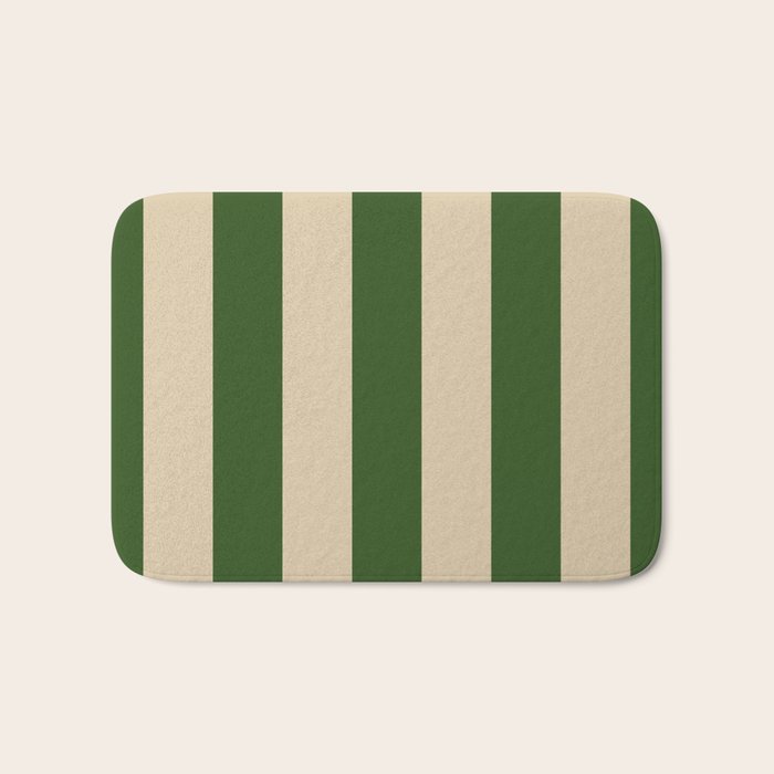 Sawdust and Pine Striped Harmony Bath Mat Gallery Image 1