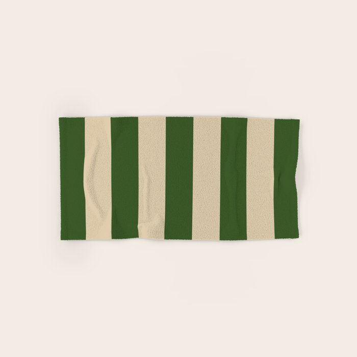 Sawdust and Pine Striped Harmony Bath Towel Gallery Image 1