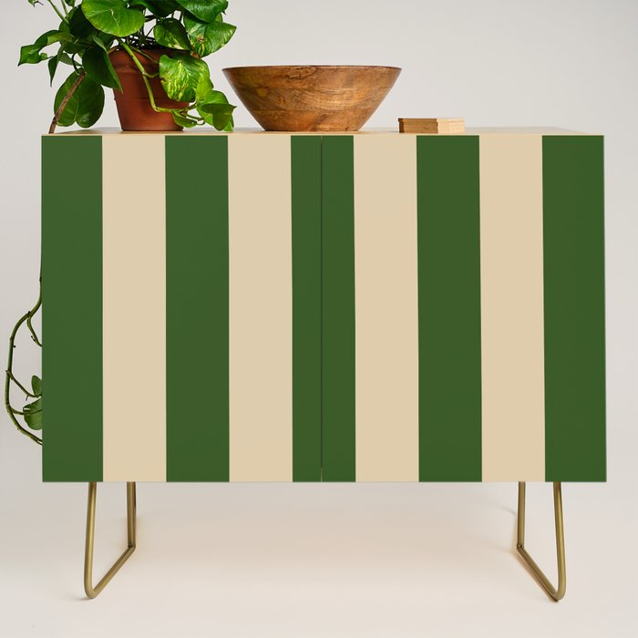 Sawdust and Pine Striped Harmony Credenza Gallery Image 1