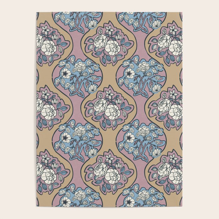 Antique Floral Beauty Poster Gallery Image 1