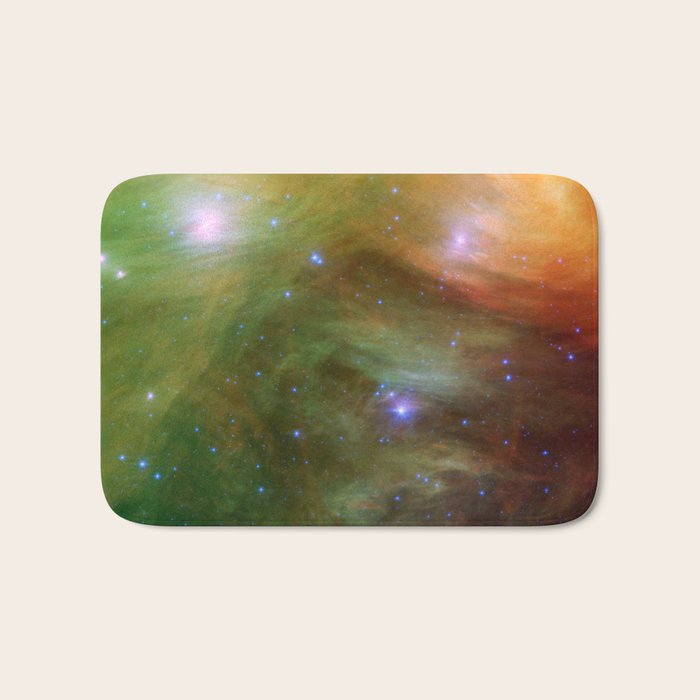 The Seven Sisters / Pleiades (Spitzer Space Telescope) Bath Mat Gallery Image 1