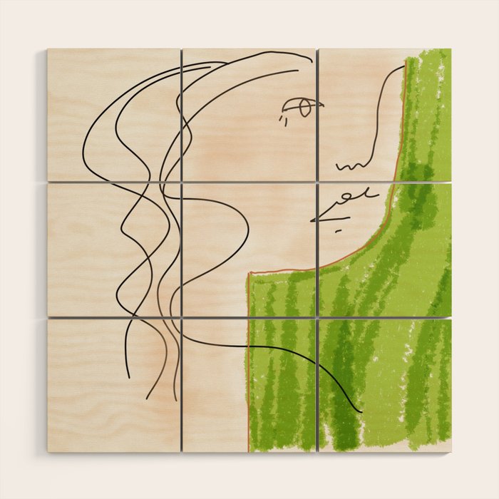 She Never Saw Herself as Others Did Wood Wall Art Gallery Image 1