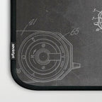 Camera Patent - Photography Art - Black Chalkboard Laptop Sleeve Gallery Image 3