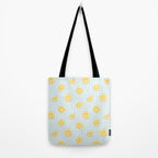 Vintage lemon fruit slice pattern Tote Bag Gallery Image 2