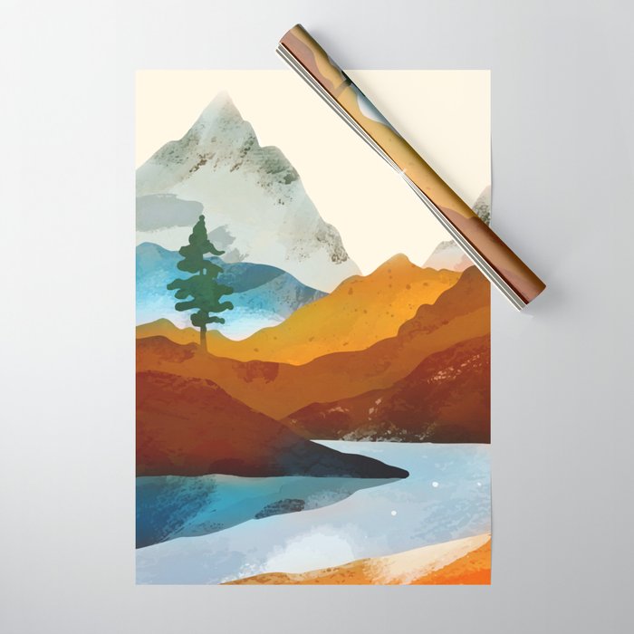 A sight by the river Wrapping Paper Gallery Image 1