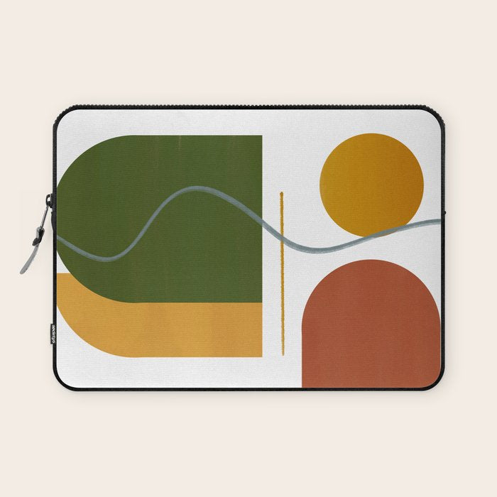 The Fall Edit - Abstract Autumnal Canvas Laptop Sleeve Gallery Image 1