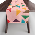 Triangle mod pink Table Runner Gallery Image 1