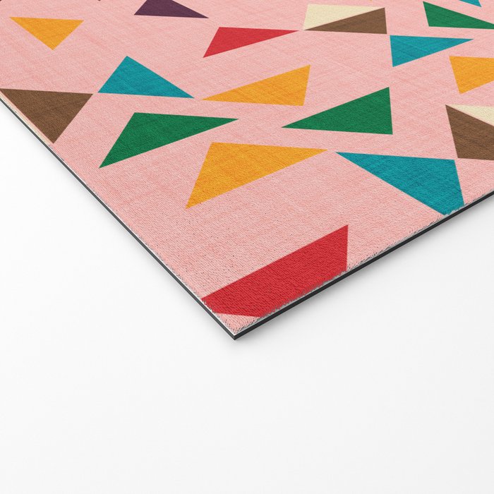 Triangle mod pink Welcome Mat Gallery Image 2