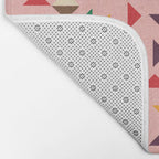 Triangle mod pink Bath Mat Gallery Image 2