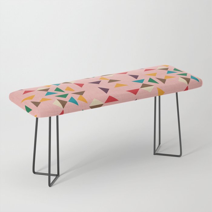 Triangle mod pink Bench Gallery Image 1