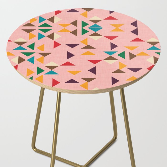 Triangle mod pink Side Table Gallery Image 2