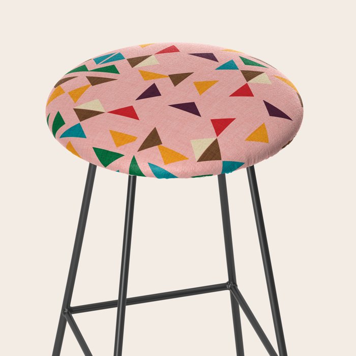 Triangle mod pink Stool Gallery Image 2