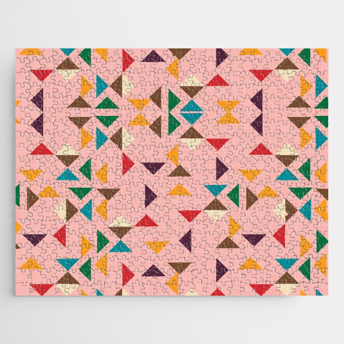 Triangle mod pink Jigsaw Puzzle Gallery Image 1