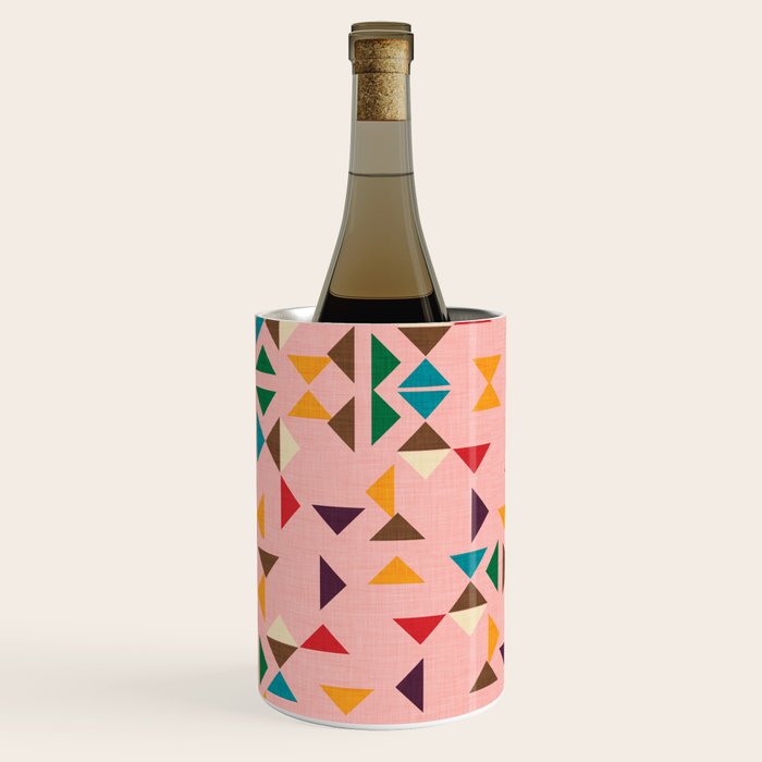 Triangle mod pink Wine Chiller Gallery Image 1