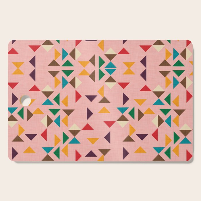 Triangle mod pink Cutting Board Gallery Image 1