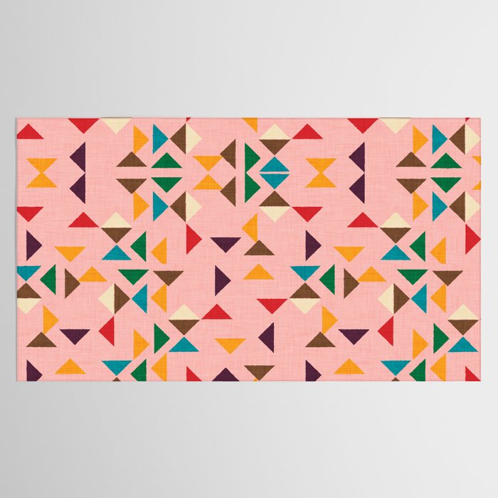 Triangle mod pink Tablecloth Gallery Image 2