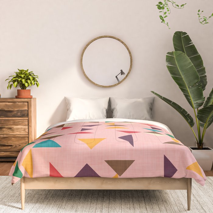 Triangle mod pink Comforter Gallery Image 3