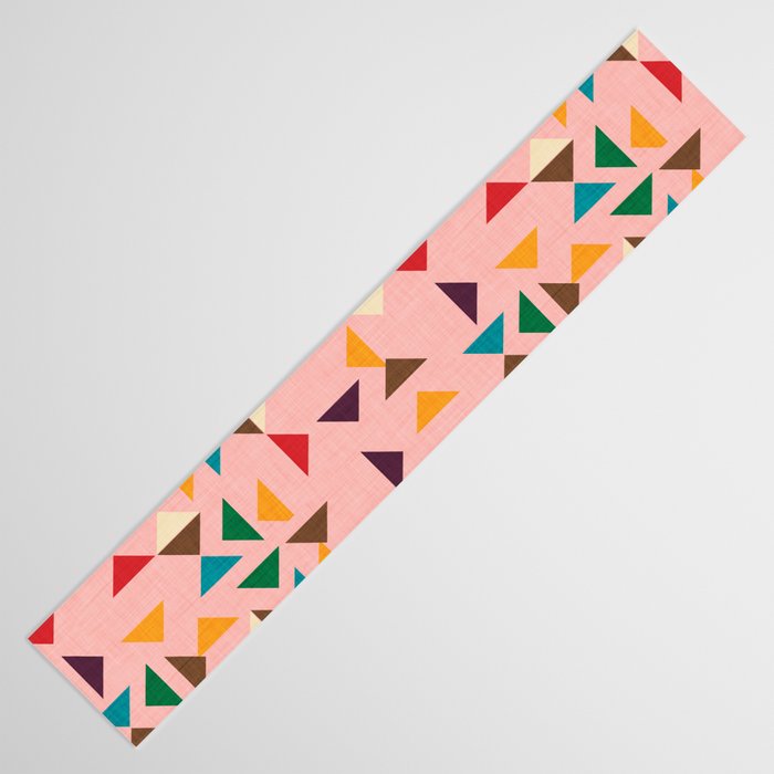 Triangle mod pink Table Runner Gallery Image 3