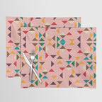 Triangle mod pink Placemat Gallery Image 1