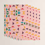 Triangle mod pink Wrapping Paper Gallery Image 3