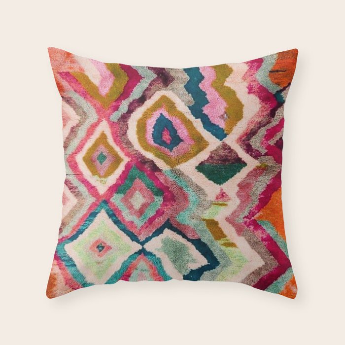 Multicolour Design Throw Pillow Gallery Image 1