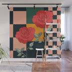 Red Roses 2 Wall Mural Gallery Image 1